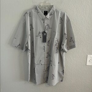 Gray Graphic soccer Men's Shirt